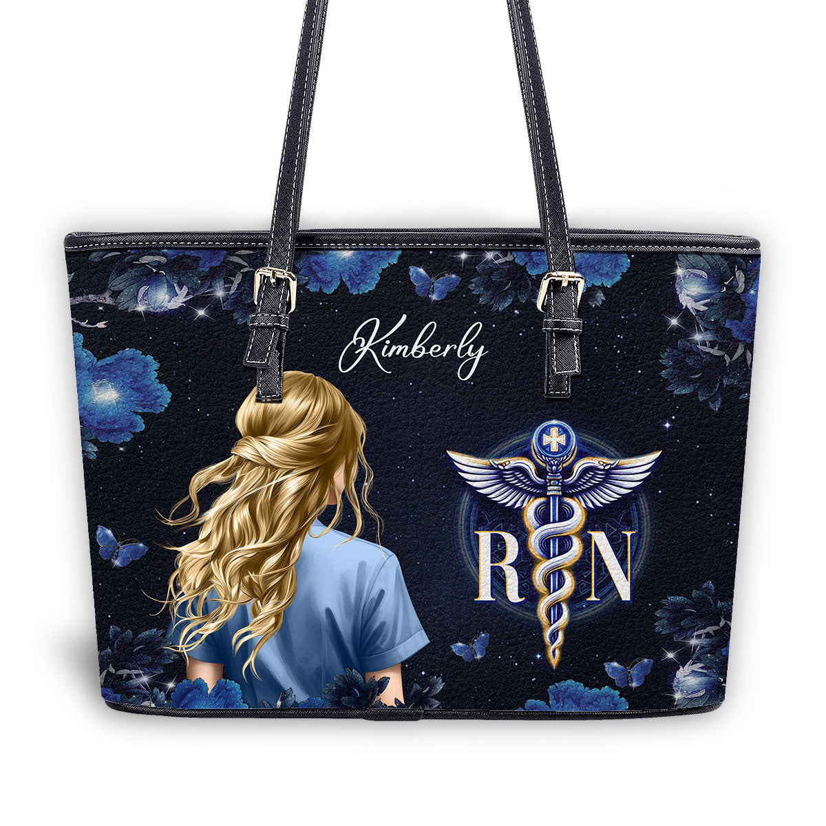 personalized custom nurse tote bag