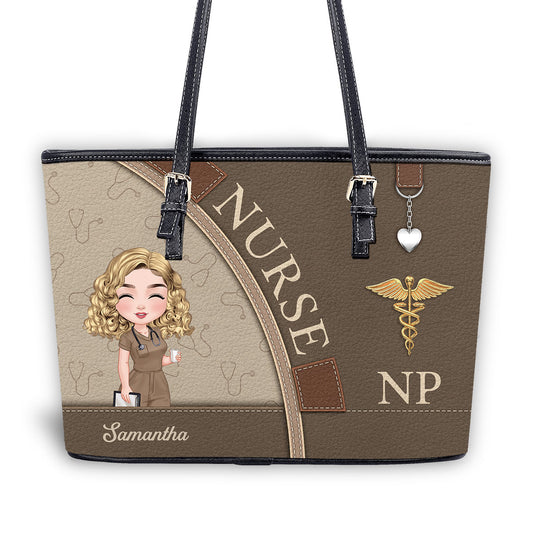 personalized custom nurse tote bag for work