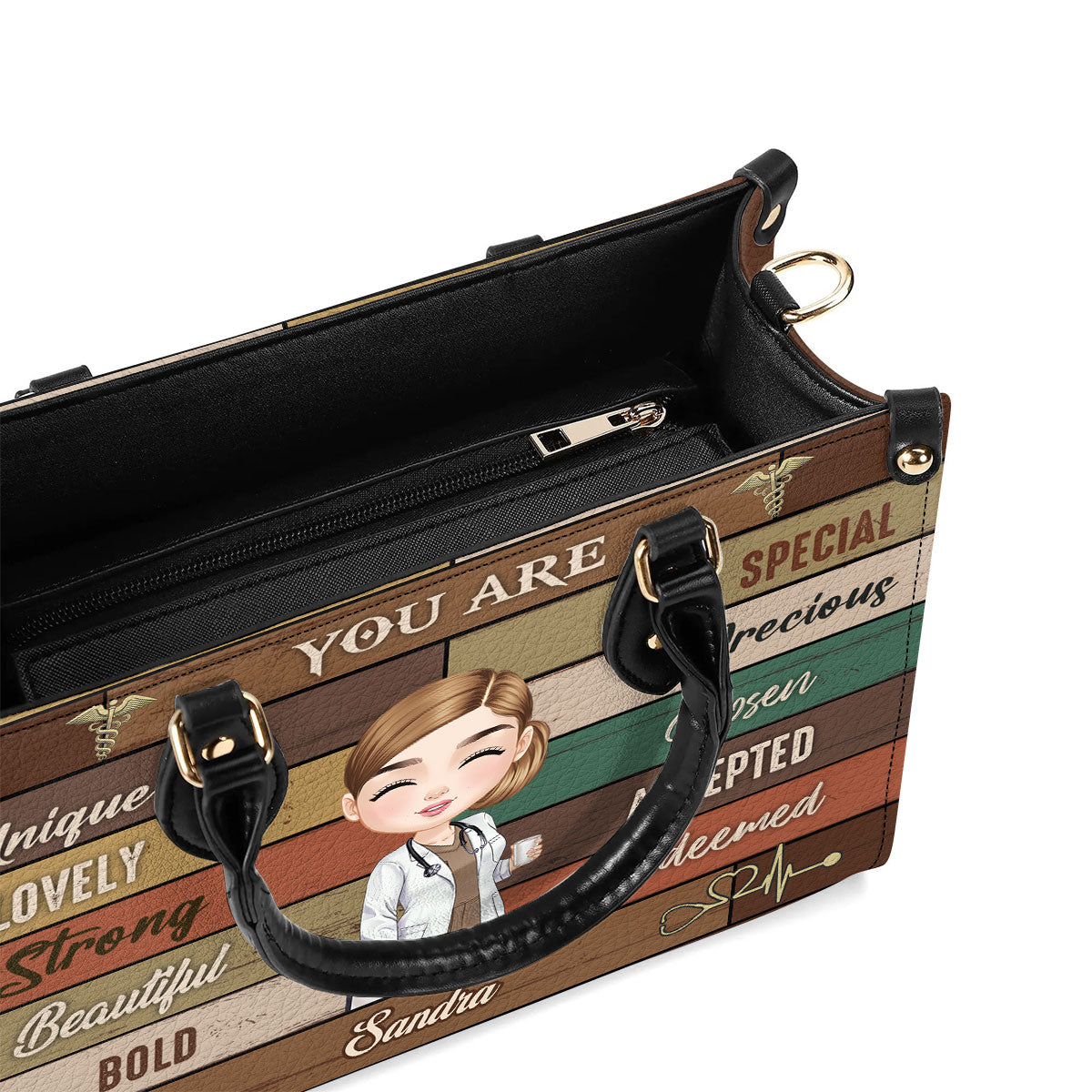 God Say You Are - Personalized Custom Leather Handbag