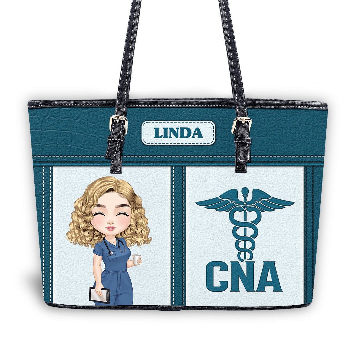 personalized custom nurse tote bag for work