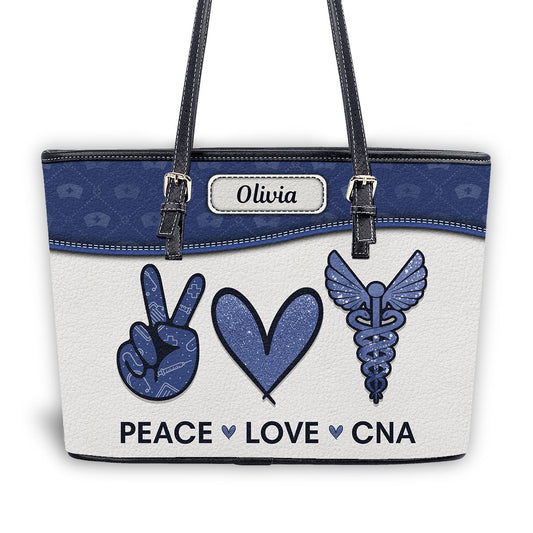 personalized custom nurse tote bag