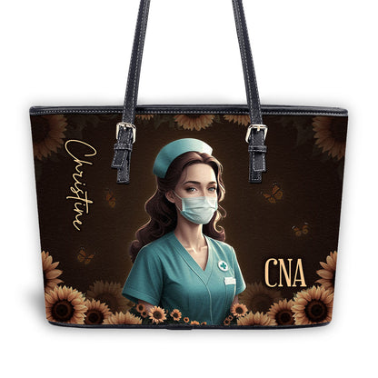 personalized custom nurse tote bag