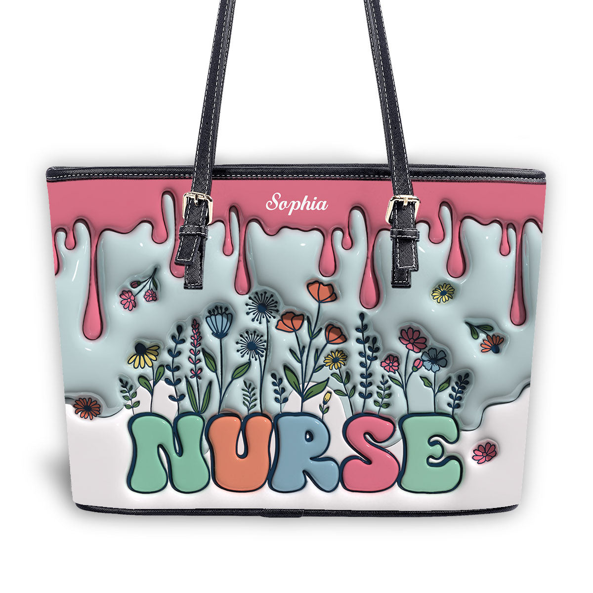 personalized custom nurse tote bag