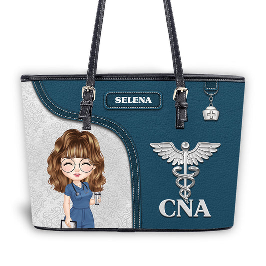 personalized custom nurse tote bag