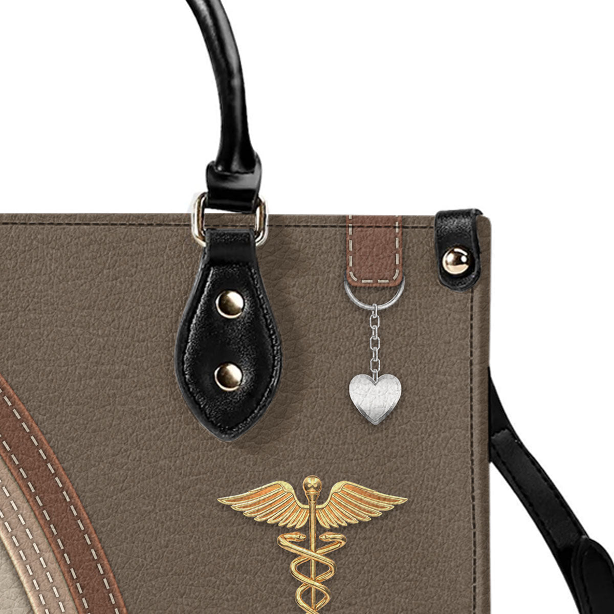 Elegant Nurse Life - Personalized Custom Leather Handbag