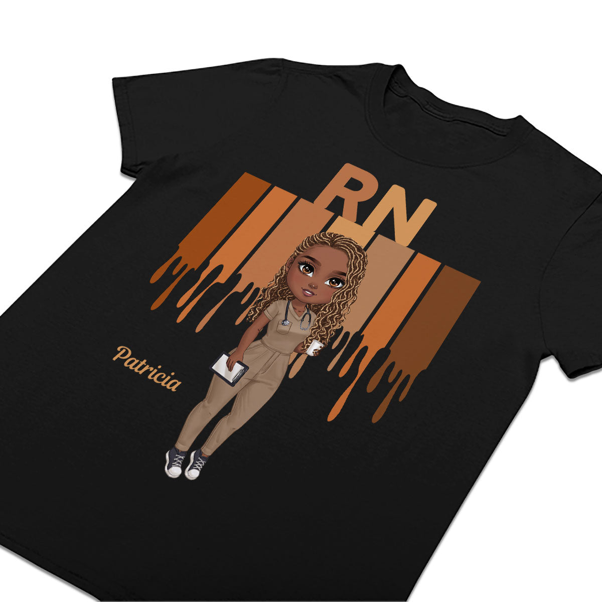 Nurse Melanin - Personalized Custom Nurse T-shirt, Hoodie, Sweatshirt