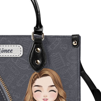 Nurse Elegant Style - Personalized Custom Leather Handbag