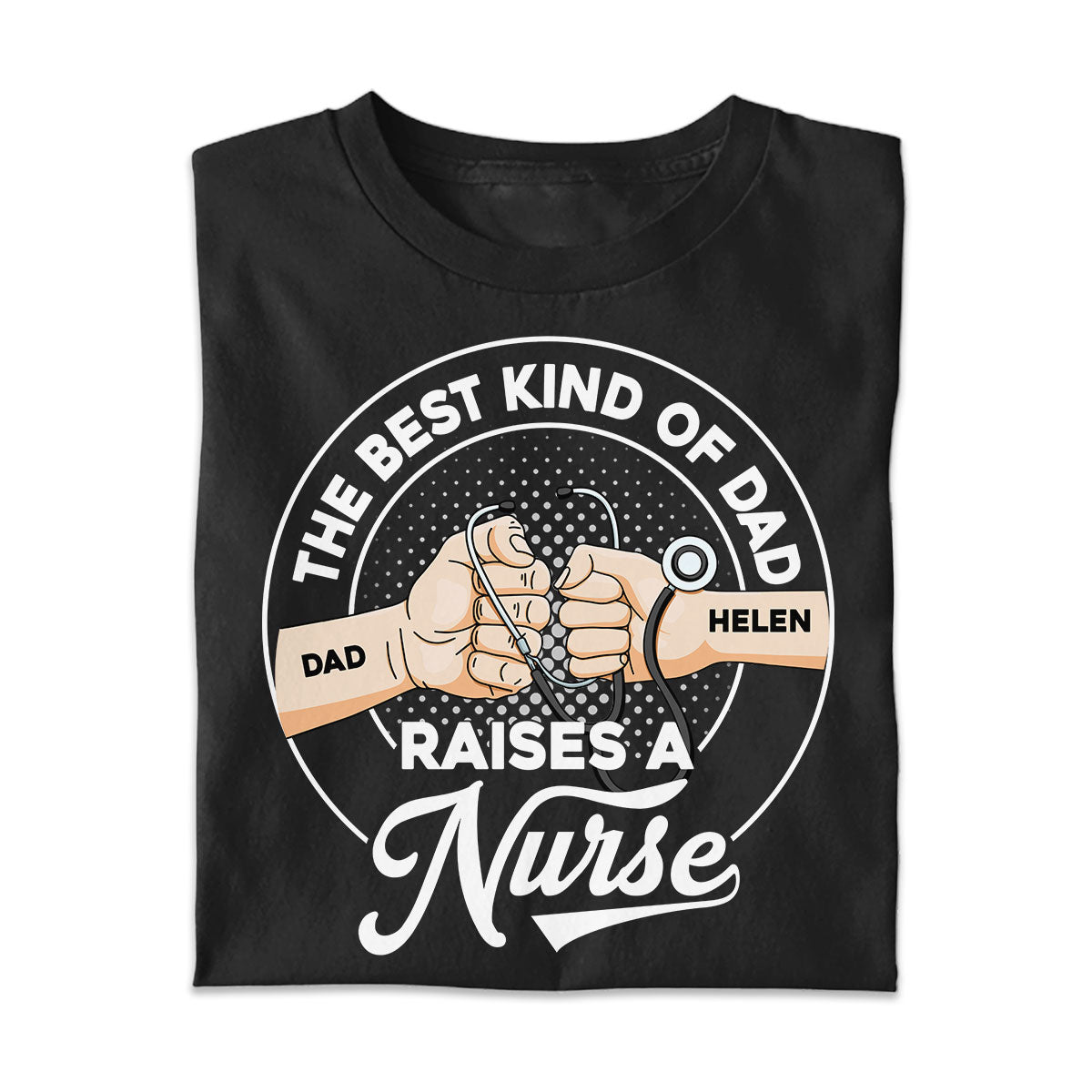 Best Kind Of Dad - Personalized Custom T-shirt