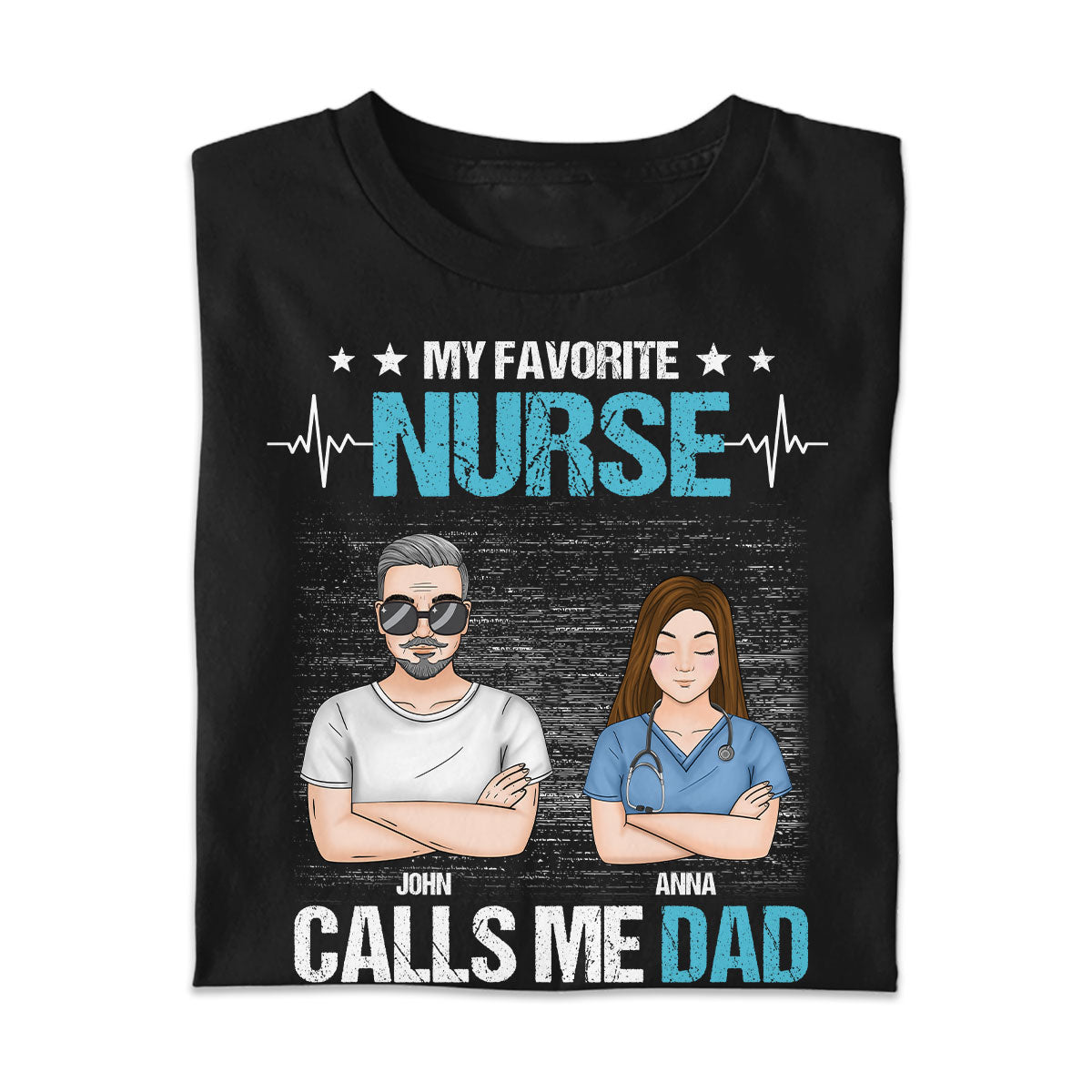 My Favorite Nurse - Personalized Custom T-shirt