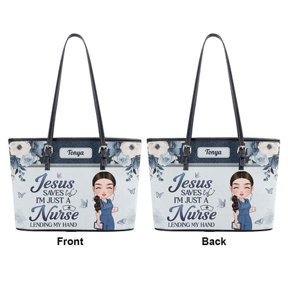 personalized custom nurse tote bag