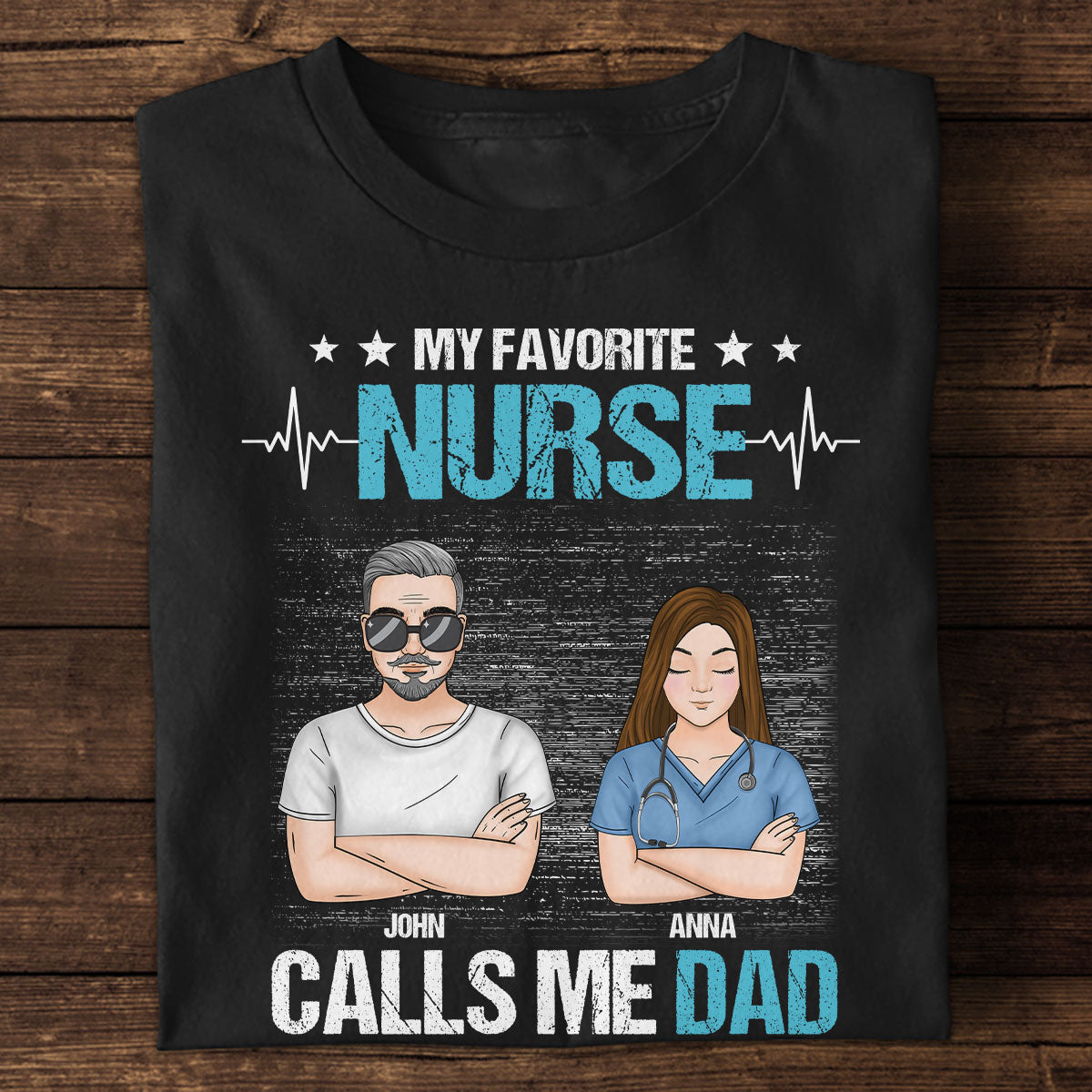 My Favorite Nurse - Personalized Custom T-shirt