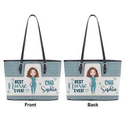 personalized custom nurse tote bag