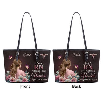 personalized custom nurse tote bag