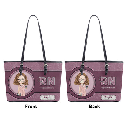 personalized custom nurse tote bag