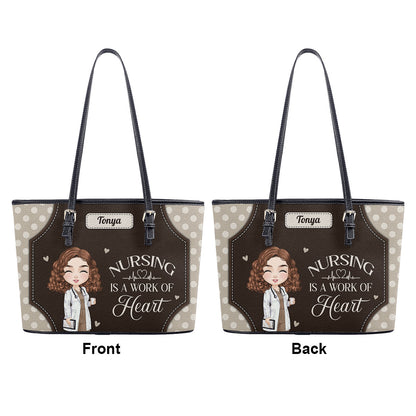 personalized custom nurse tote bag