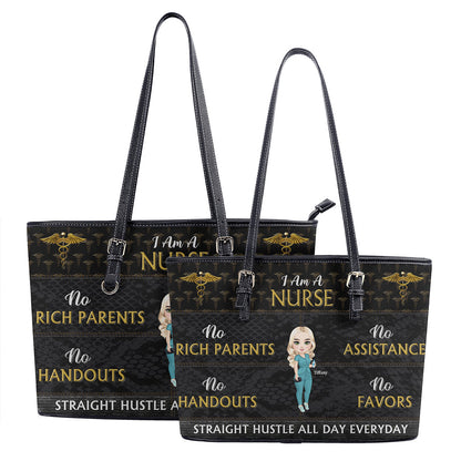 personalized custom nurse tote bag