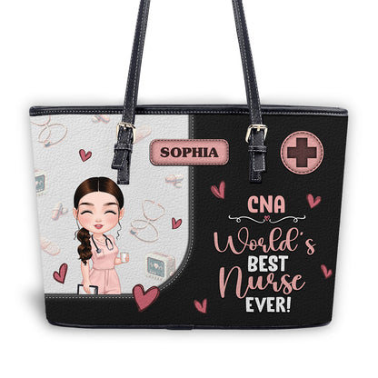 personalized custom nurse tote bag