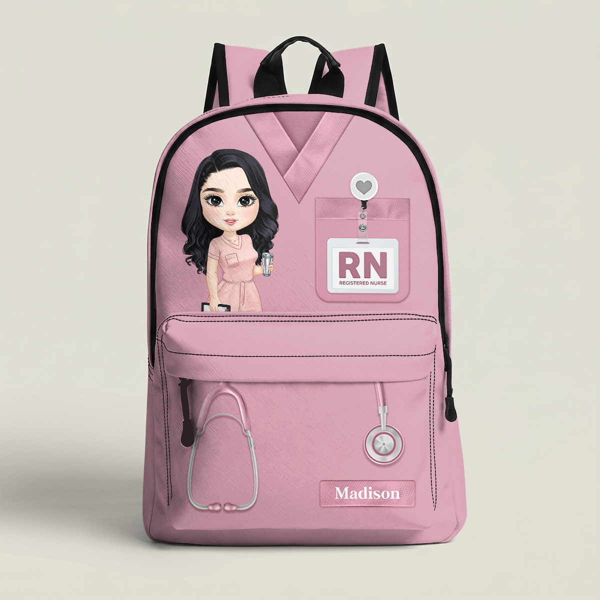 Love Nurse Life - Personalized Backpack