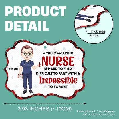 Superpower Nurse - Personalized Nurse Acrylic Ornament