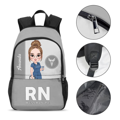 Elegant Nurse - Personalized Backpack