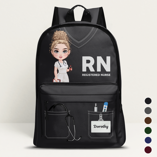 Nurse Scrubs Life - Personalized Backpack