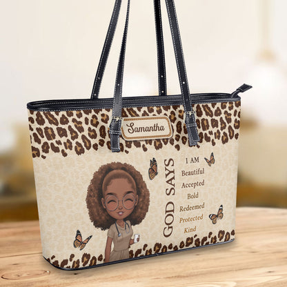 personalized custom nurse tote bag