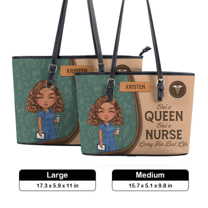 personalized custom nurse tote bag