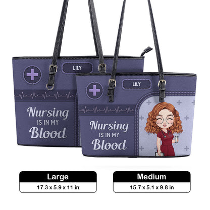 personalized custom nurse tote bag