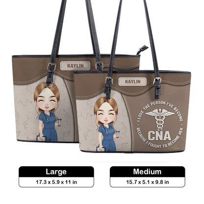 personalized custom nurse tote bag