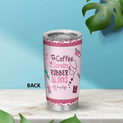 Coffee & Gloves - Personalized Custom Tumbler