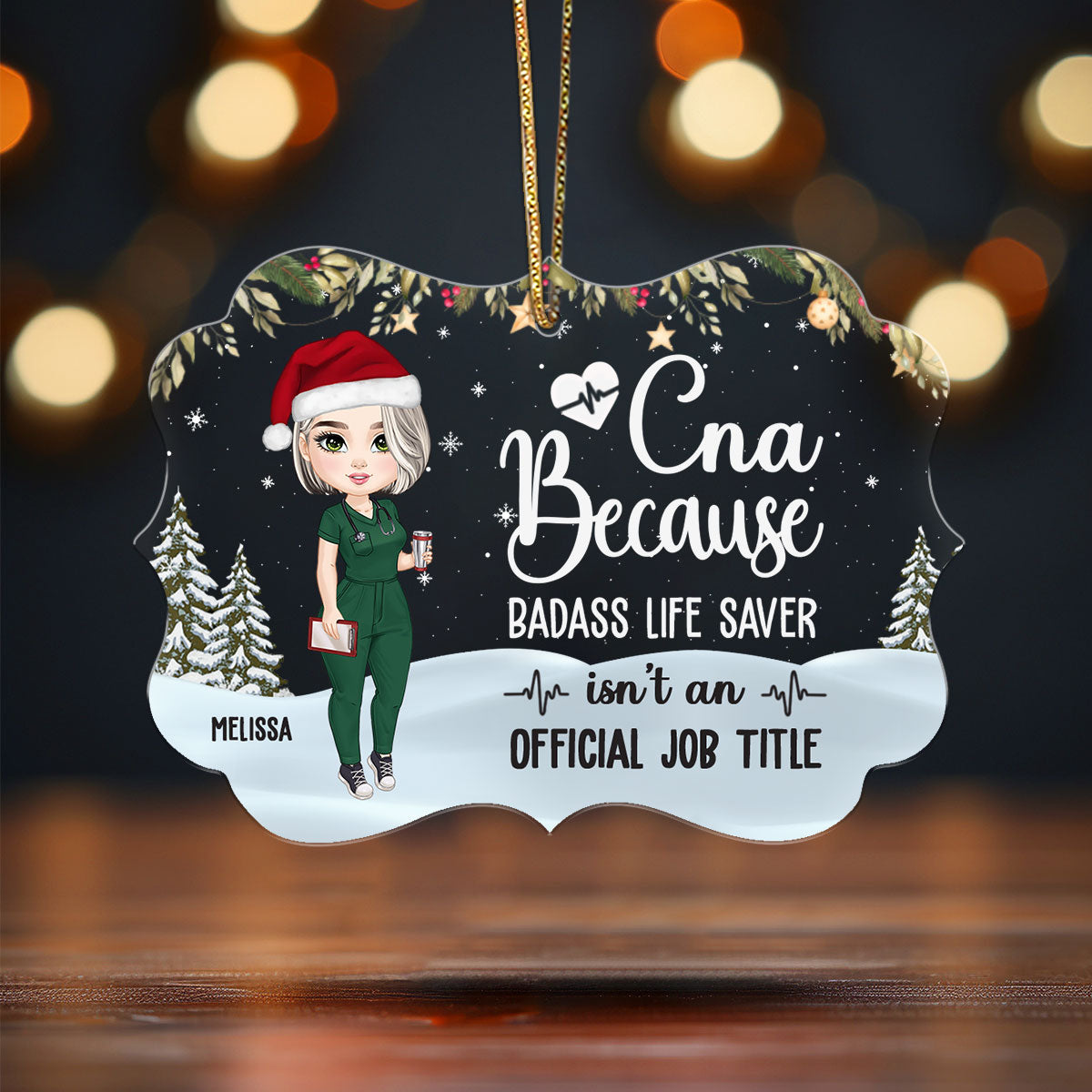 A Truly Nurse - Personalized Nurse Acrylic Ornament