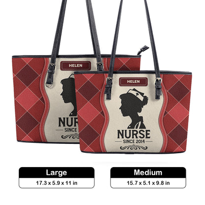 personalized custom nurse tote bag