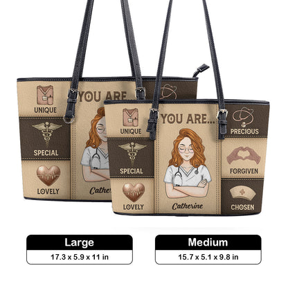 personalized custom nurse tote bag