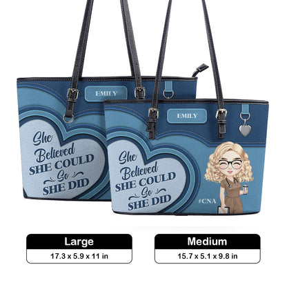 personalized custom nurse tote bag