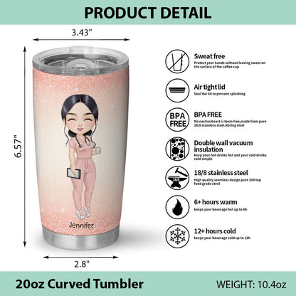 Become A Nurse - Personalized Custom Tumbler