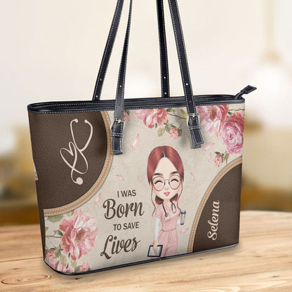 personalized custom nurse tote bag