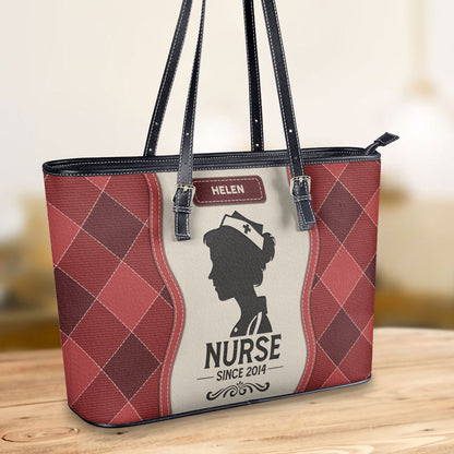 personalized custom nurse tote bag