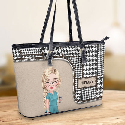 personalized custom nurse tote bag