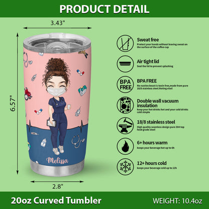 Born To Save Lives - Personalized Custom Tumbler