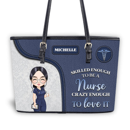 personalized custom nurse tote bag for work