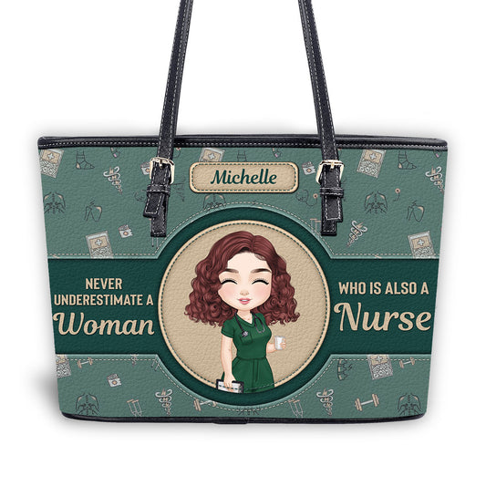 personalized custom nurse tote bag