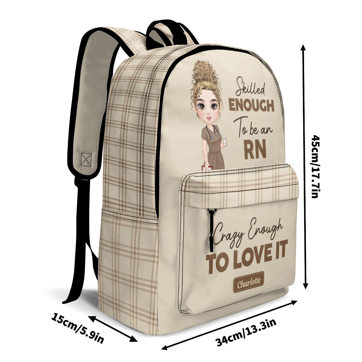 Skilled Nurses - Personalized Backpack