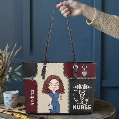 personalized custom nurse tote bag