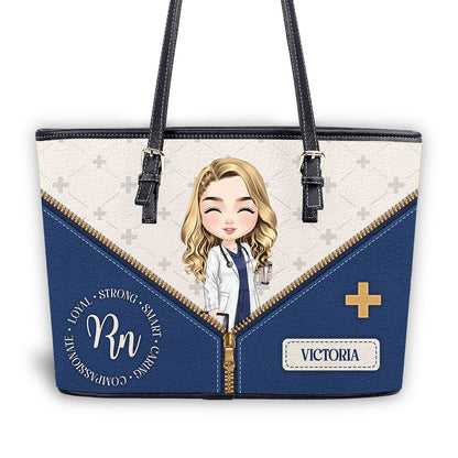 personalized custom nurse tote bag