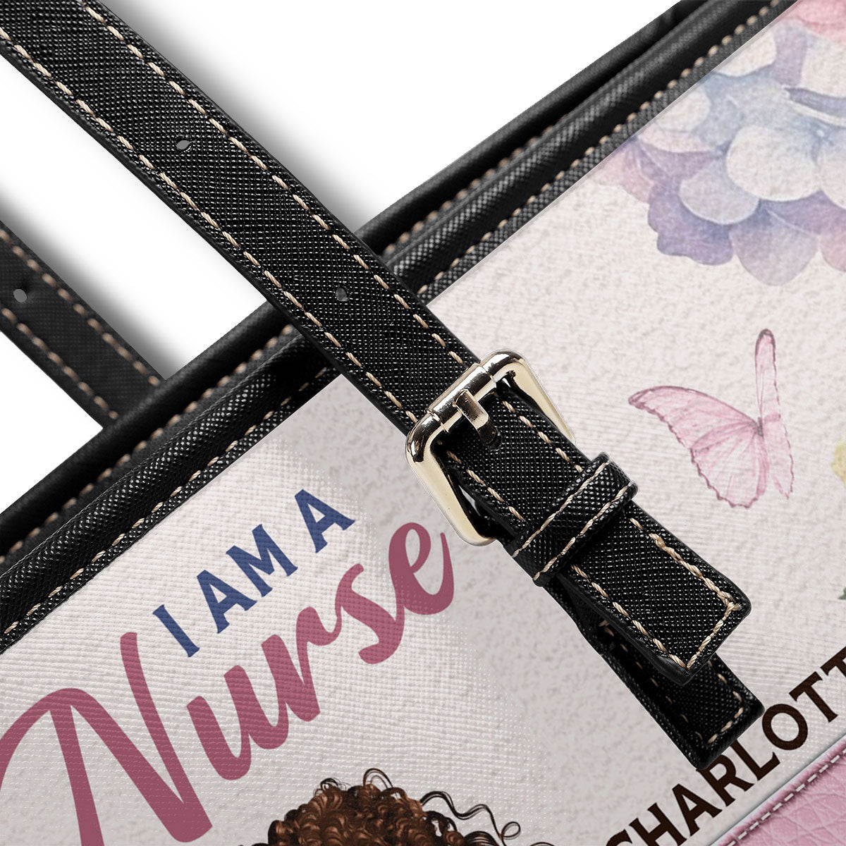 personalized custom nurse tote bag