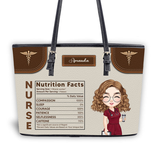 personalized custom nurse tote bag