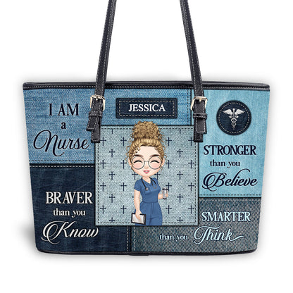 personalized custom nurse tote bag for work