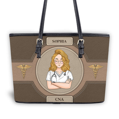 personalized custom nurse tote bag