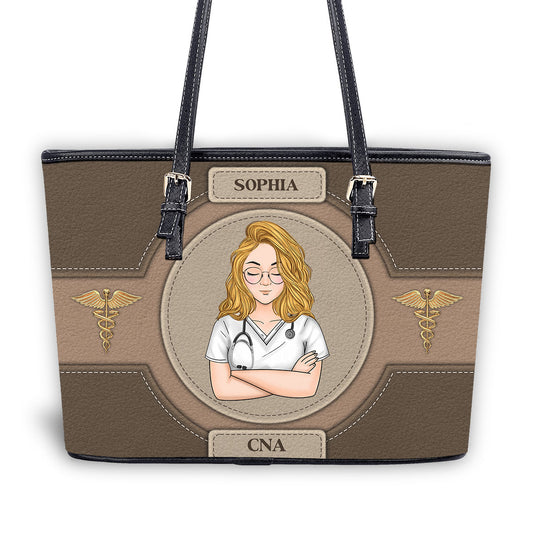 personalized custom nurse tote bag