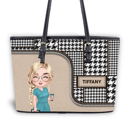 personalized custom nurse tote bag